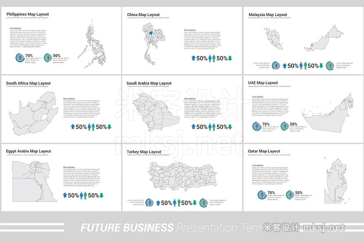 PPT模板 Future Business Powerpoint Template