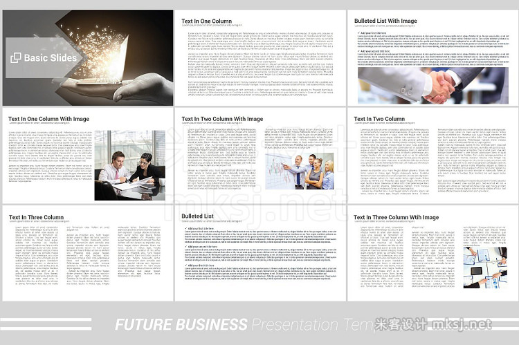 PPT模板 Future Business Powerpoint Template