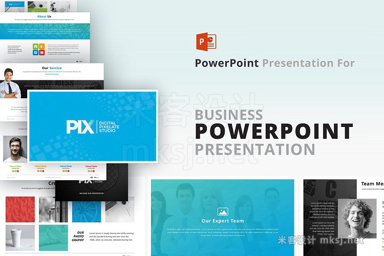 PPT模板 PIX Powerpoint Presentation