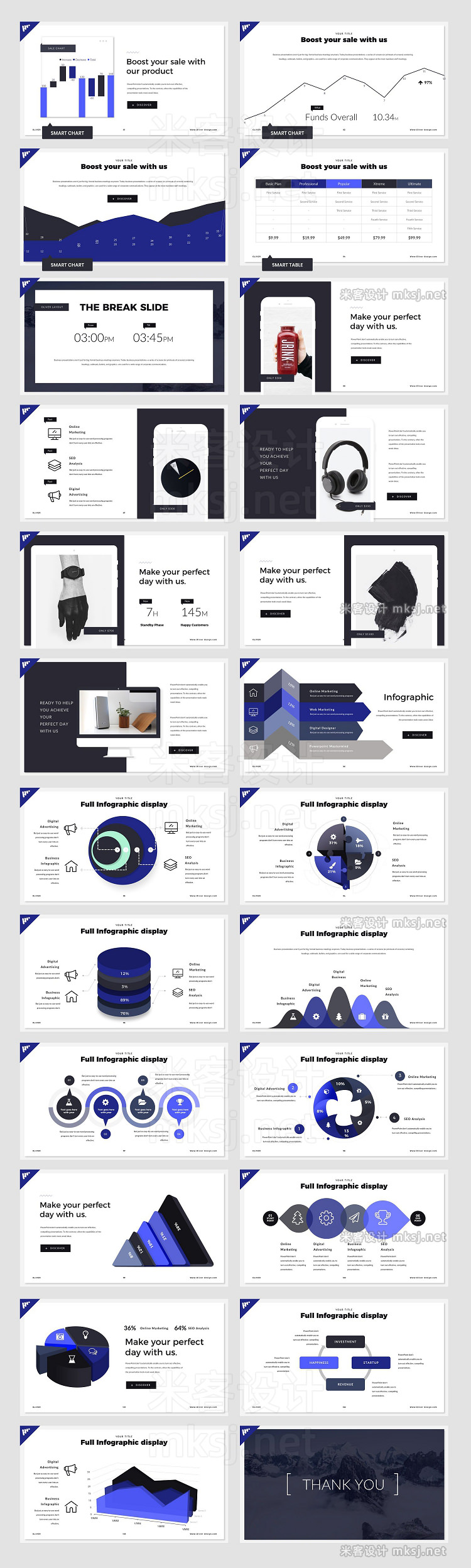 PPT模板 Oliver Business Powerpoint template