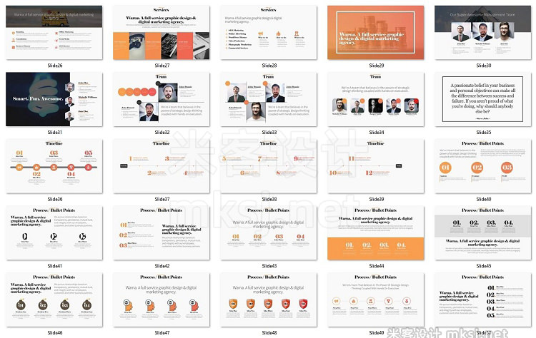 PPT模板 Ivory PowerPoint Template