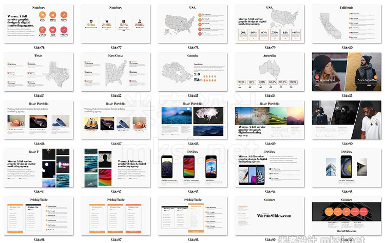 PPT模板 Ivory PowerPoint Template