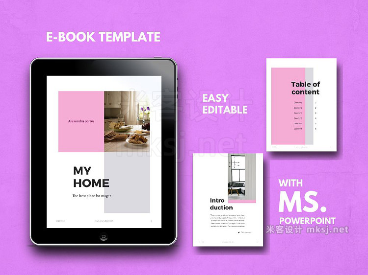 PPT模板 Ebook Template Powerpoint Template