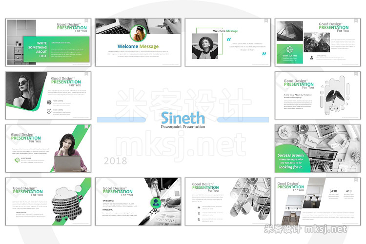 PPT模板 Sineth Business Powerpoint