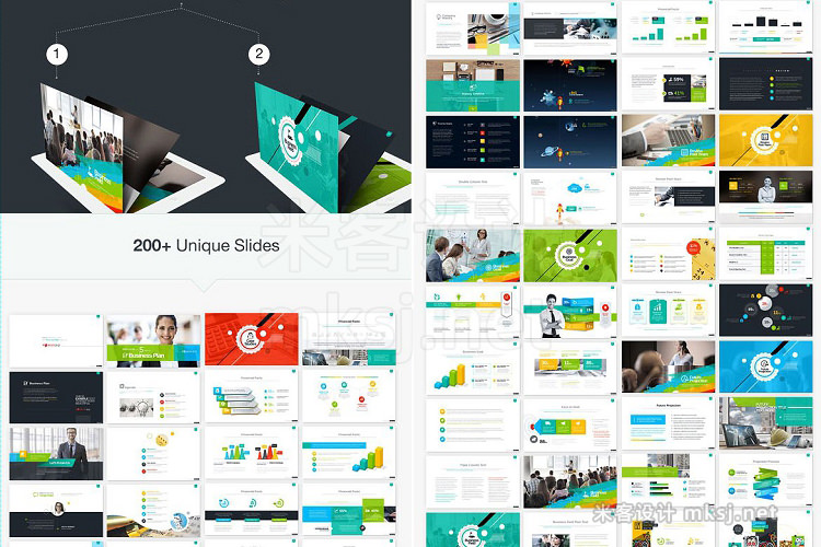 PPT模板 6 Business PowerPoint Bundle