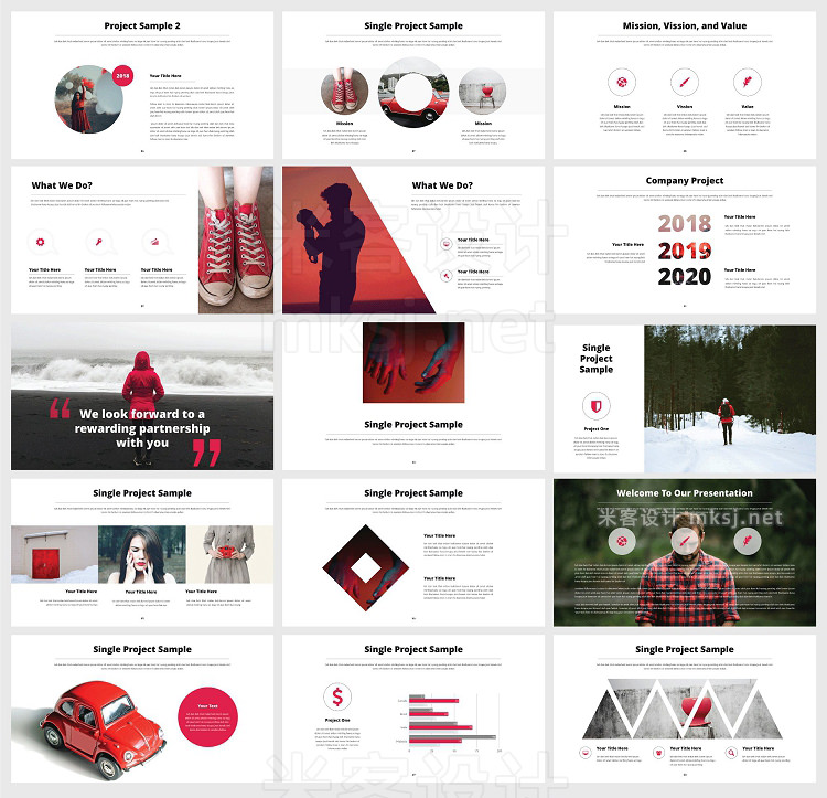 PPT模板 SEVENT POWERPOINT Template