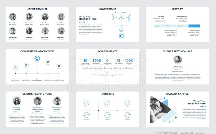 PPT模板 CryptoCurrency PowerPoint