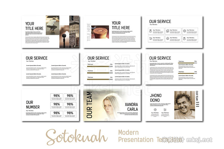 PPT模板 Sotokuah Powerpoint Template