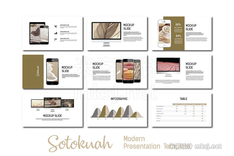 PPT模板 Sotokuah Powerpoint Template