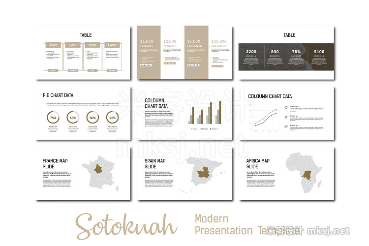 PPT模板 Sotokuah Powerpoint Template