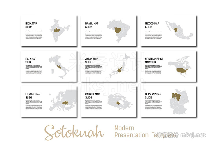 PPT模板 Sotokuah Powerpoint Template