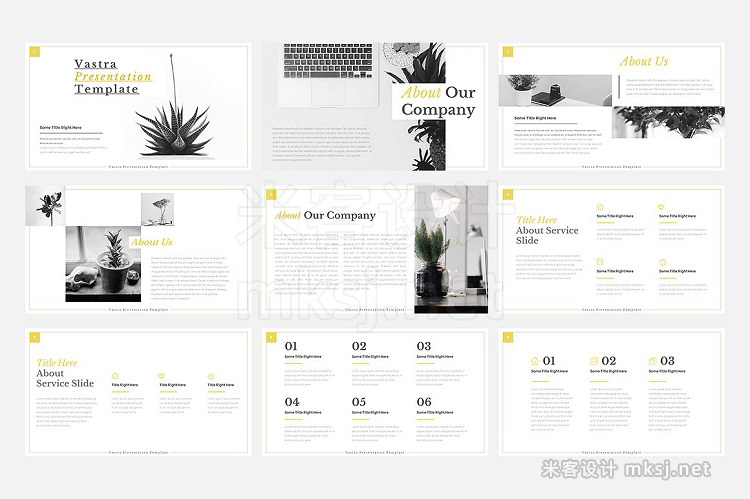 PPT模板 Vastra Creative Powerpoint Template