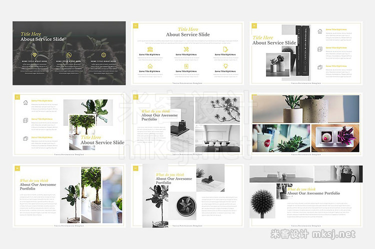 PPT模板 Vastra Creative Powerpoint Template