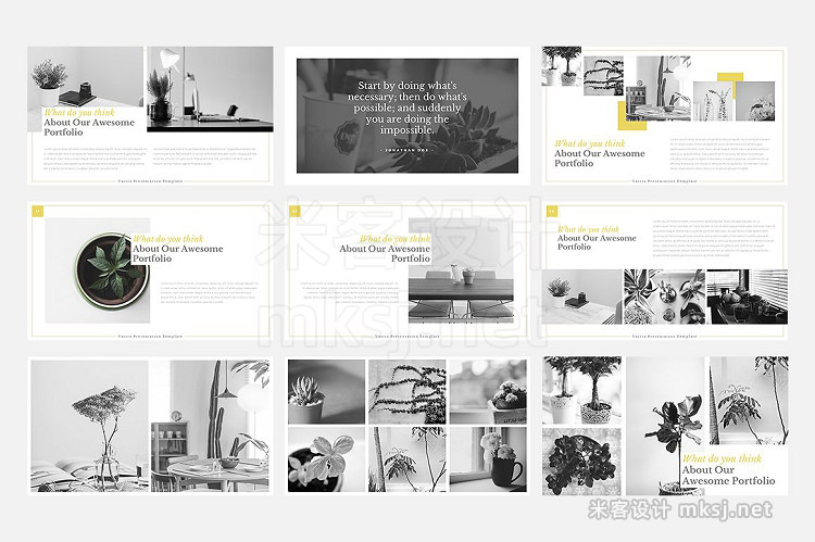 PPT模板 Vastra Creative Powerpoint Template