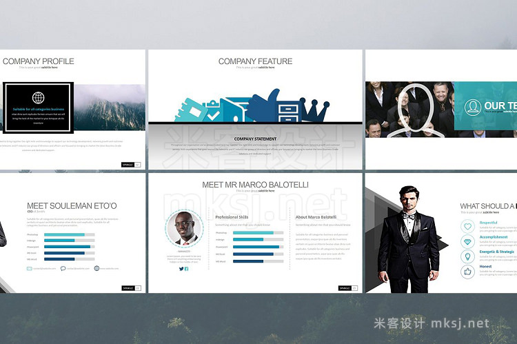 PPT模板 Spangle Powerpoint Template