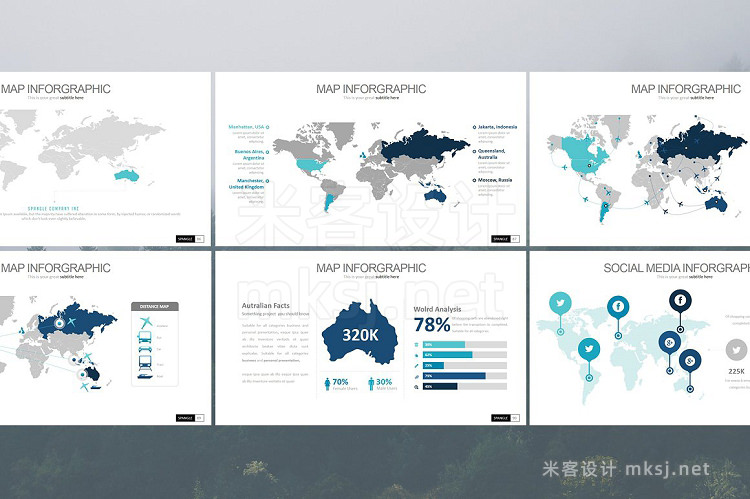 PPT模板 Spangle Powerpoint Template