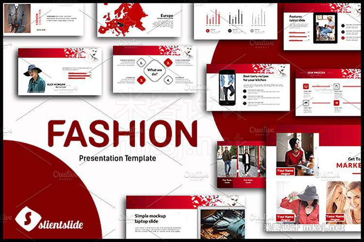 PPT模板 Fashion Presentation Template