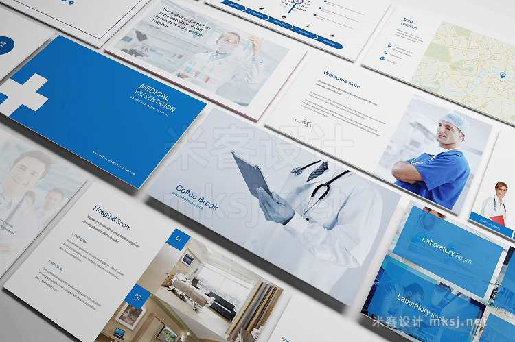 PPT模板 Medical and Hospital Google Slides
