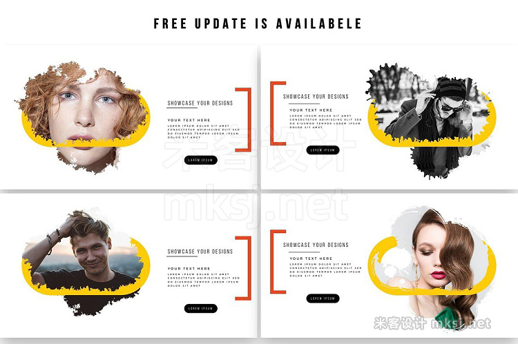 PPT模板 CIRCULO PowerPoint Template Update