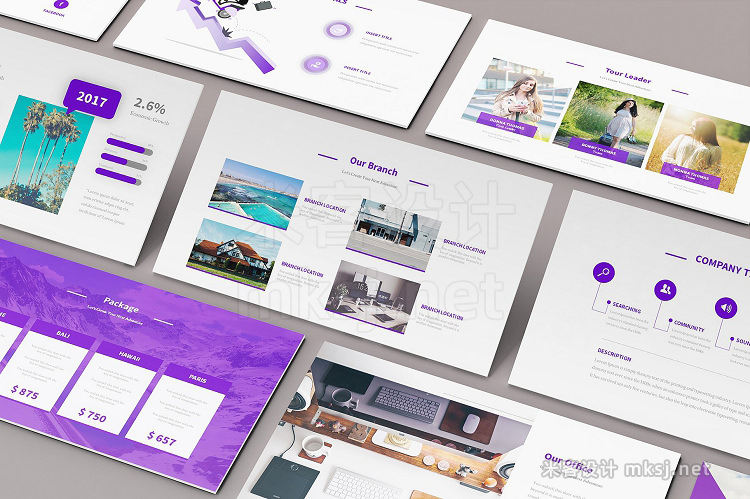 PPT模板 Travel Agency Powerpoint Template