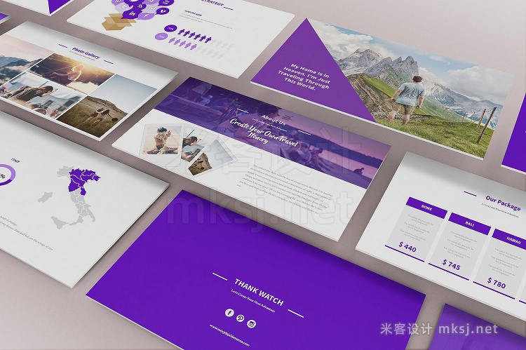 PPT模板 Travel Agency Powerpoint Template