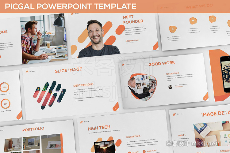 PPT模板 PICGAL Powerpoint Template