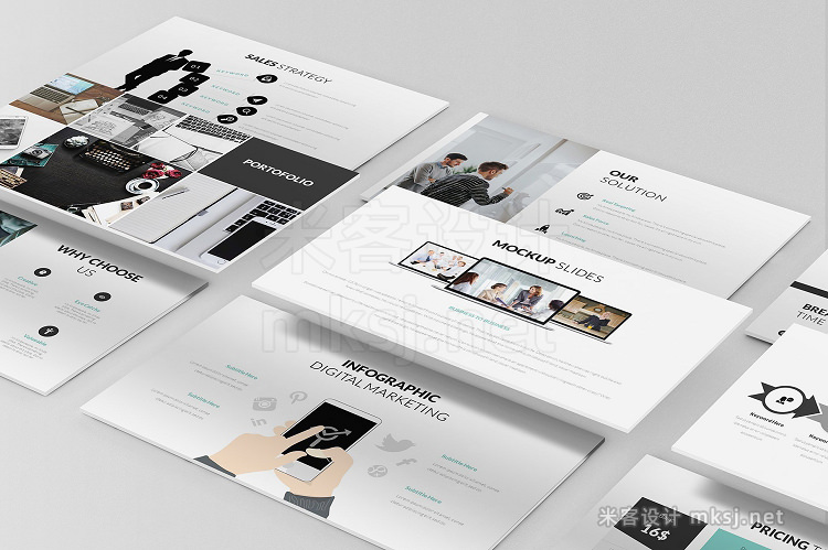 PPT模板 Pitch Deck Powerpoint Template