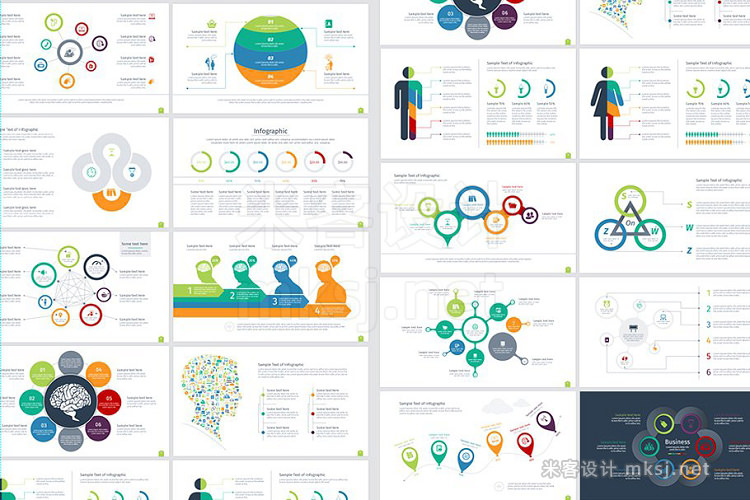 PPT模板 Infographic PowerPoint Template