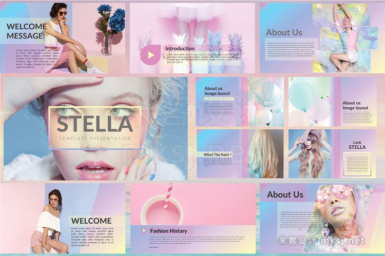 PPT模板 Stella Presentation Template