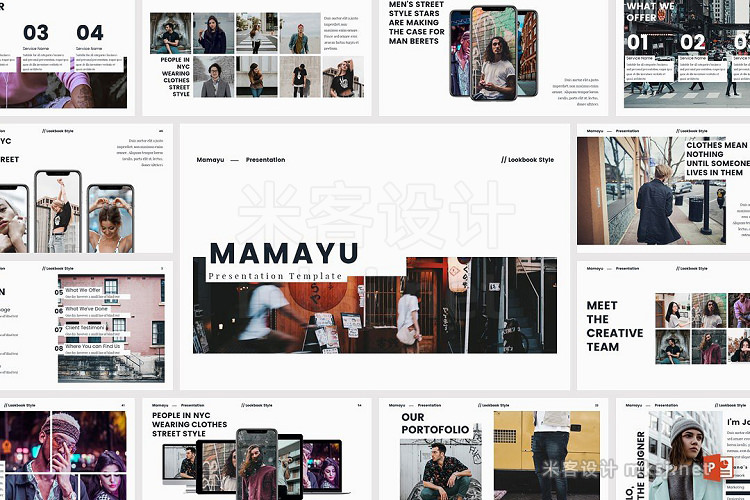 PPT模板 MAMAYU Powerpoint Template