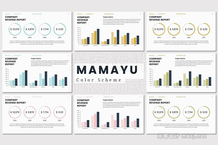 PPT模板 MAMAYU Powerpoint Template