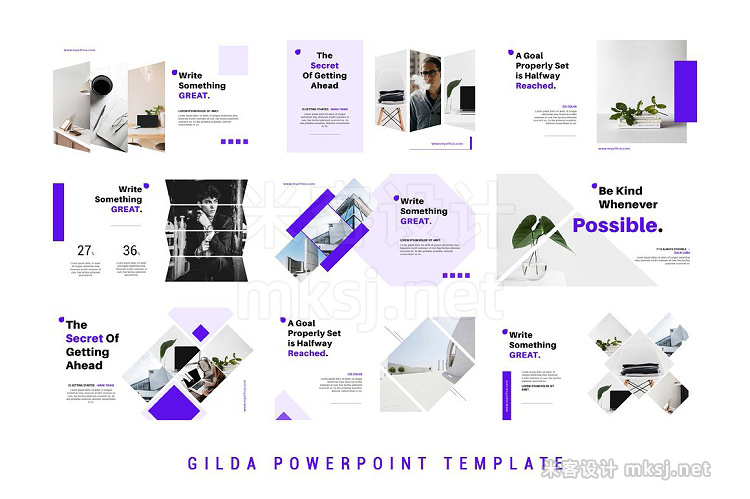PPT模板 Gilda Powerpoint Template