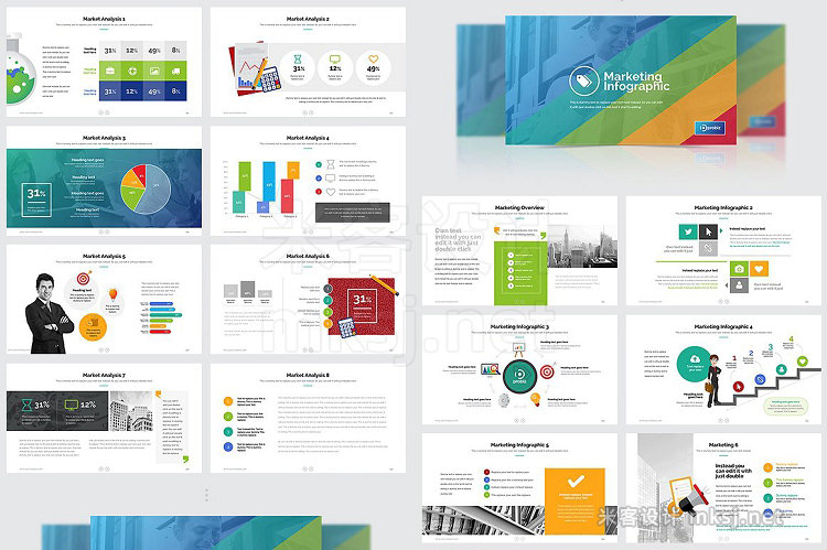 PPT模板 Business Plan Powerpoint Bundle