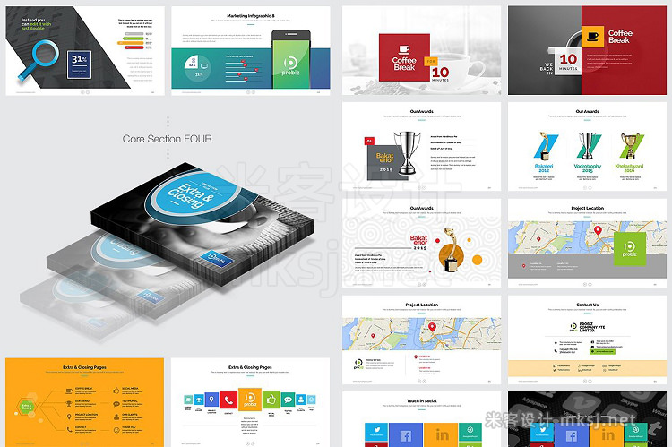 PPT模板 Business Plan Powerpoint Bundle