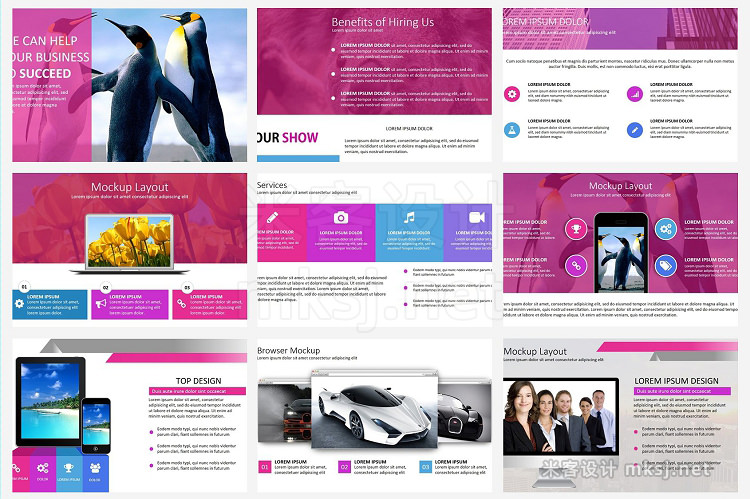 PPT模板 GLORY Powerpoint Templates