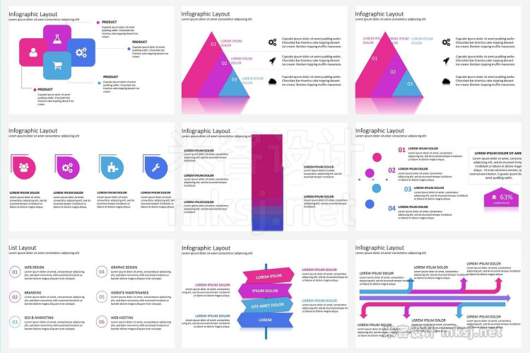 PPT模板 GLORY Powerpoint Templates