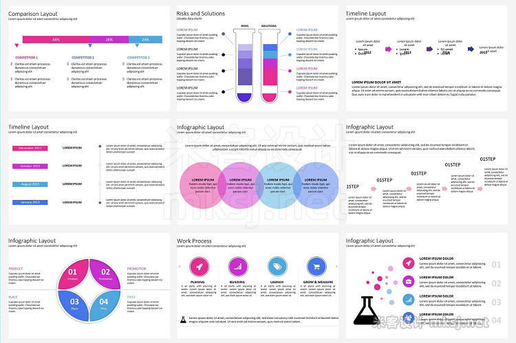 PPT模板 GLORY Powerpoint Templates