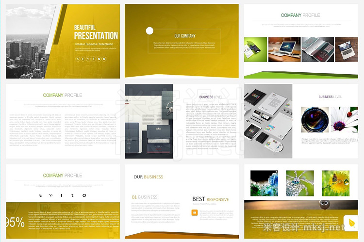 PPT模板 ALEA Powerpoint Templates