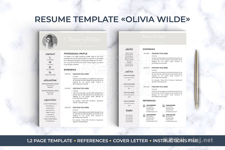 PPT模板 Best Selling RESUME BUNDLE CV