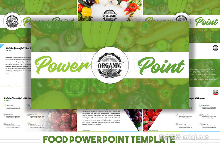 PPT模板 PPTX Food PowerPoint Presentation
