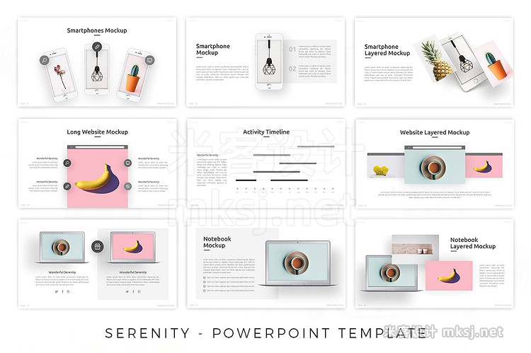 PPT模板 Serenity Powerpoint Template