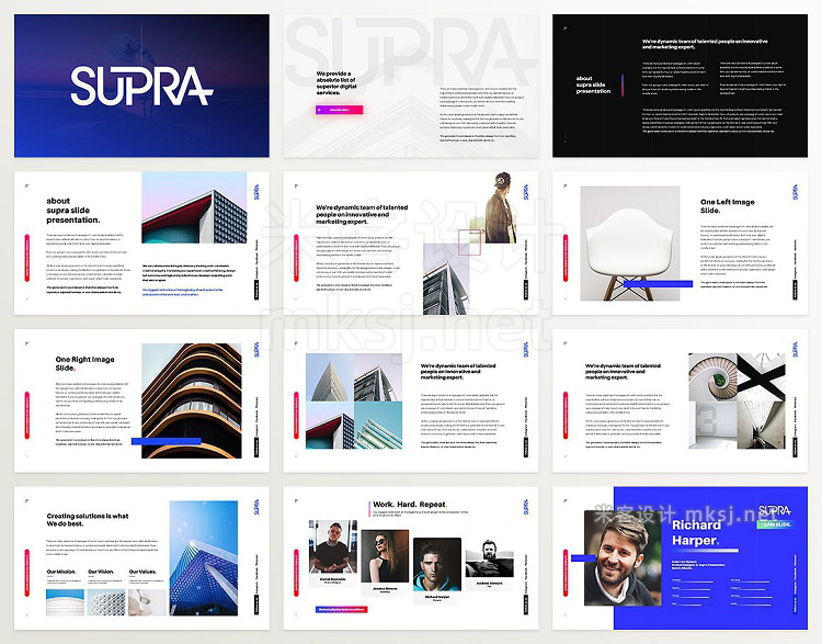 PPT模板 Supra Multipurpose Presentation