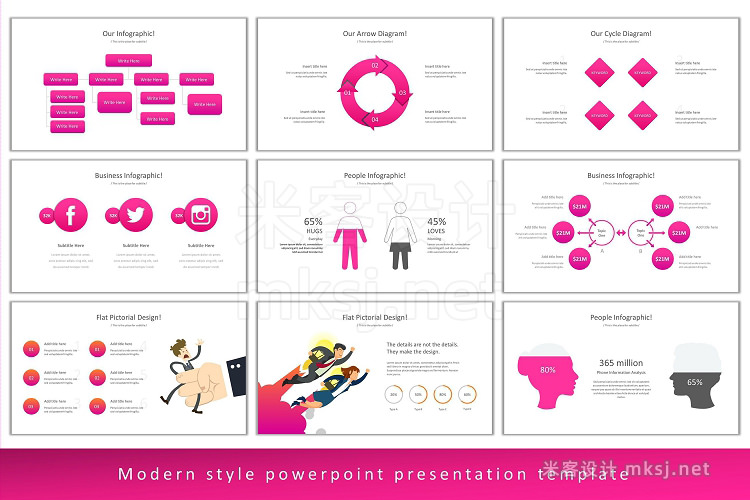 PPT模板 Modern Style Powerpoint