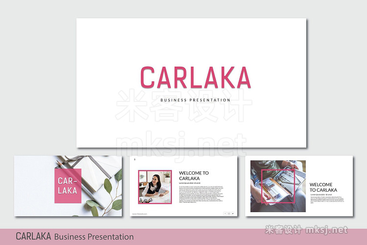 PPT模板 Carlaka Business Powerpoint