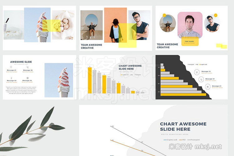 PPT模板 Simple Creative Powerpoint Template