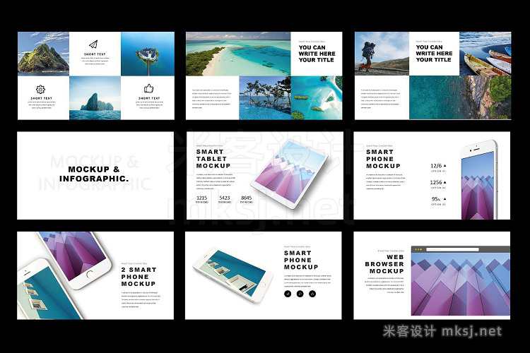 PPT模板 Tuxedo Minimal PowerPoint Template