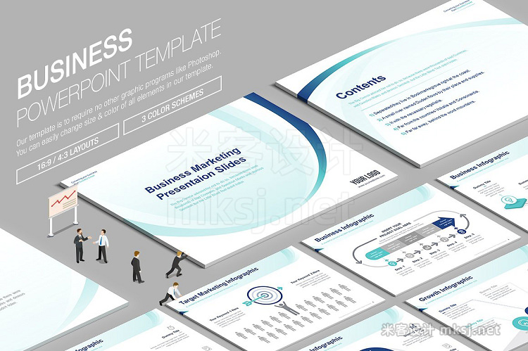 PPT模板 Business Powerpoint Template vol.17