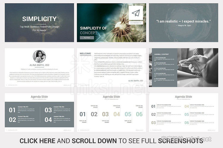 PPT模板 Simplicity PowerPoint Template