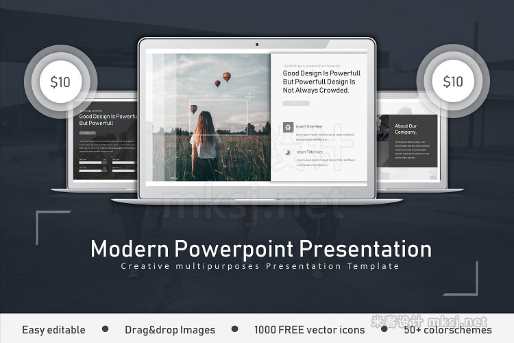 PPT模板 Modern Clean Powerpoint