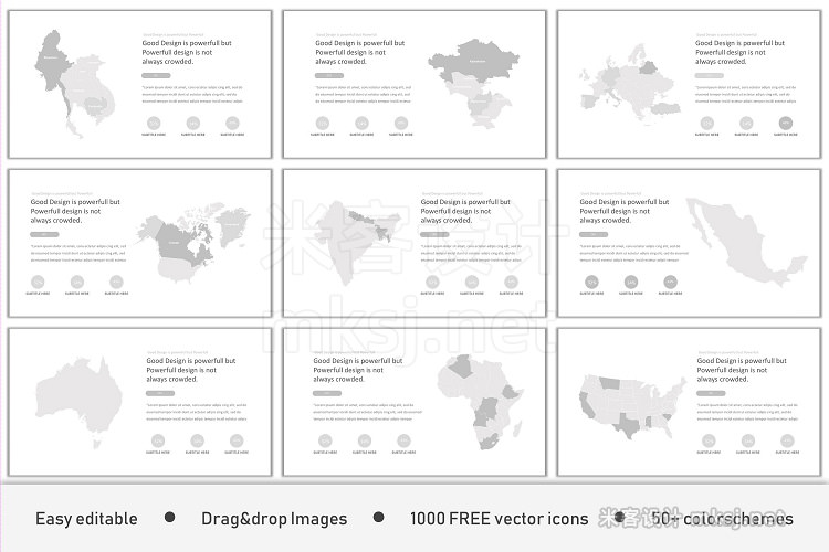 PPT模板 Modern Clean Powerpoint